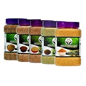 HDC SIRIDHANYA unpolished and organic Dr. Khadar VAli 5 Positive millets combo pack in Jar  5kg